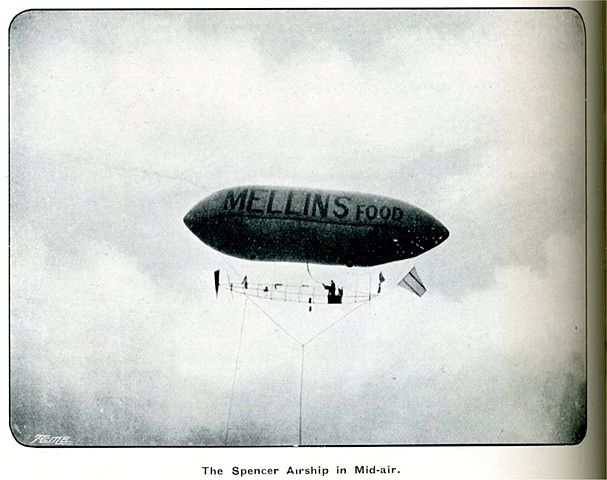Spencer designed "MellinsAirship" advertising airship