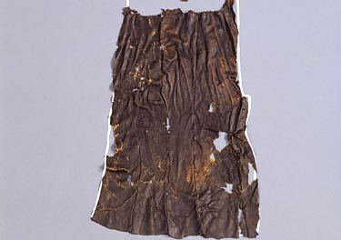 Loincloth Rectangular pieces of leather also from a goat stitched together with animal sinew fastened the waist with a belt South Tyrol Museum of Archaeology819200 orig