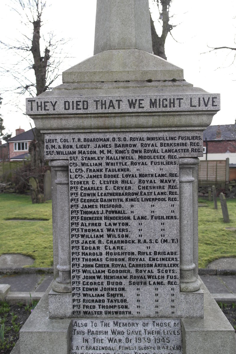 Culcheth War memorial WW1 fallen photo names JPG JPG